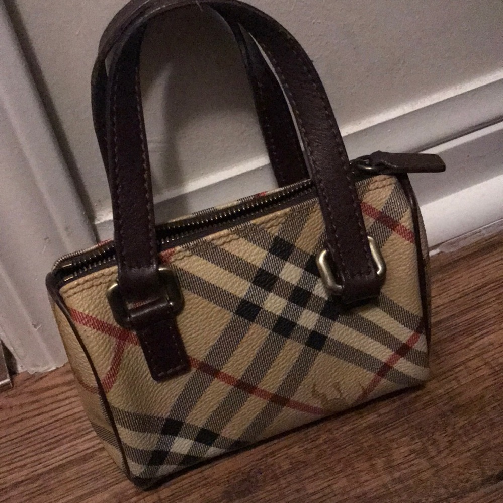 Authentic Burberry wristlet purse